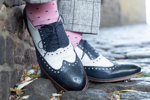 Make a Statement with Blue Brogues