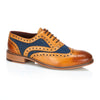 Gatsby Tan / Blue Tweed - London Brogues
