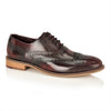 Gatsby Leather Brogue Bordo Polished, Shoes, London Brogues - London Brogues