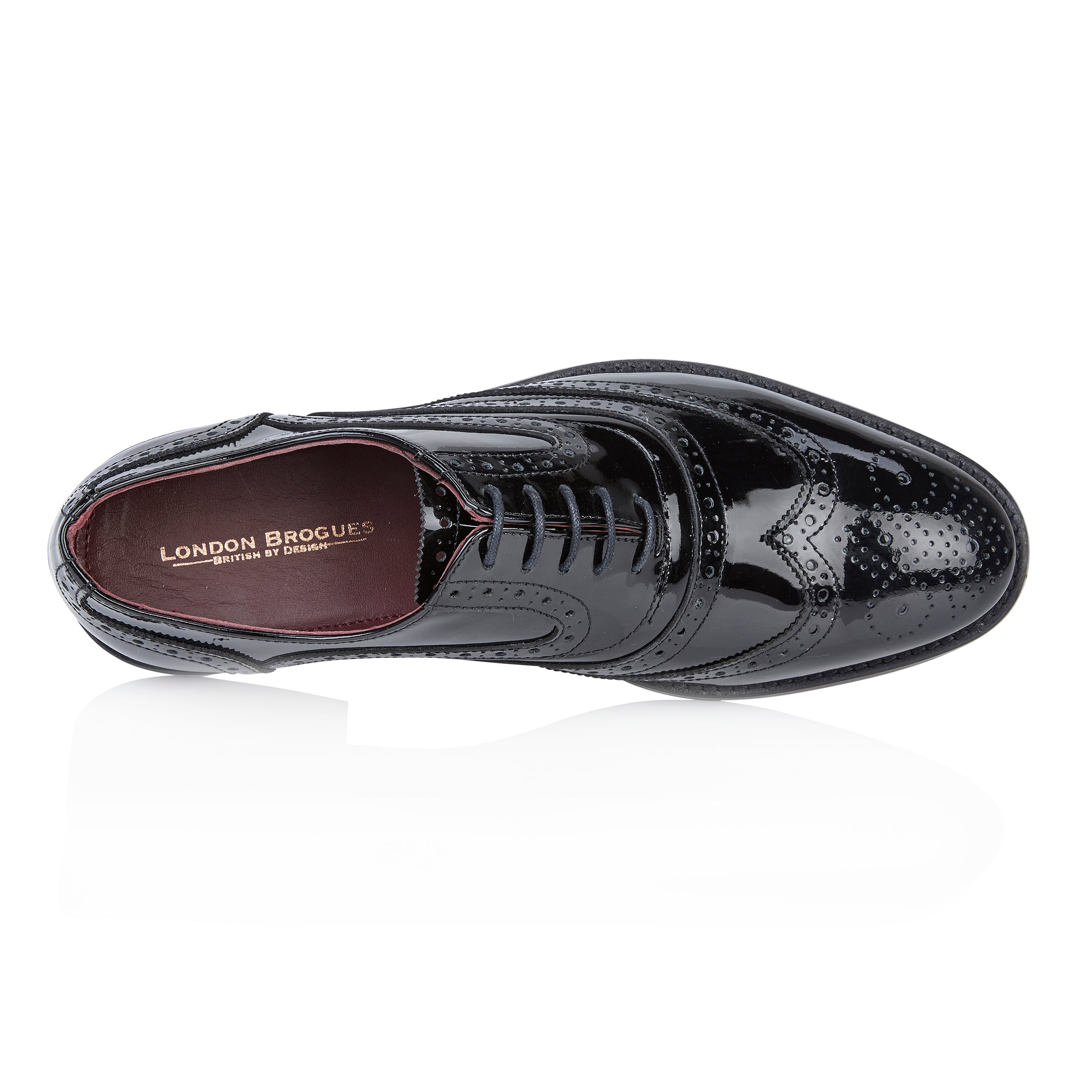 Albert Patent Brogue Oxford - London Brogues