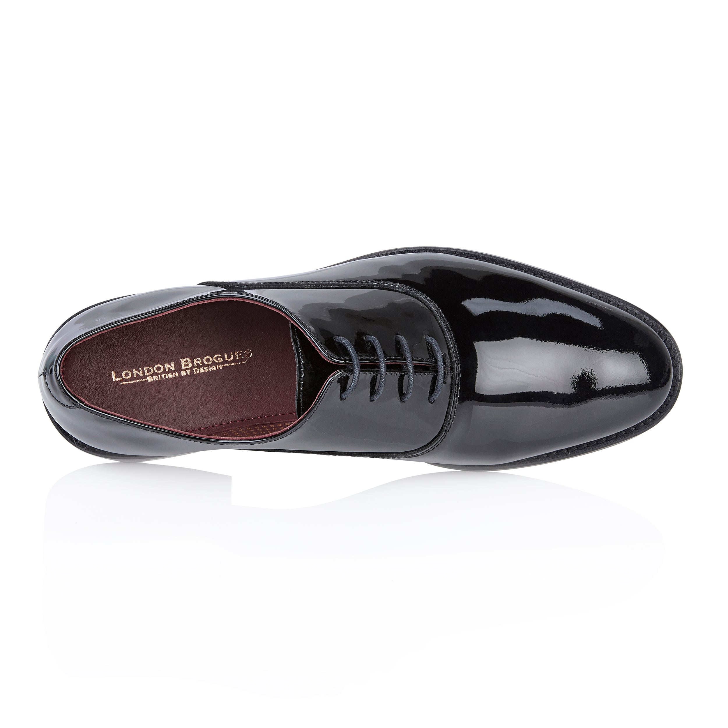 Albert Patent Plain Oxford - London Brogues