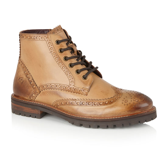 Billy Boot Tan - London Brogues