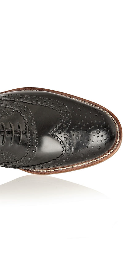 Gatsby Junior Brogues Black, Shoes, London Brogues  - London Brogues
