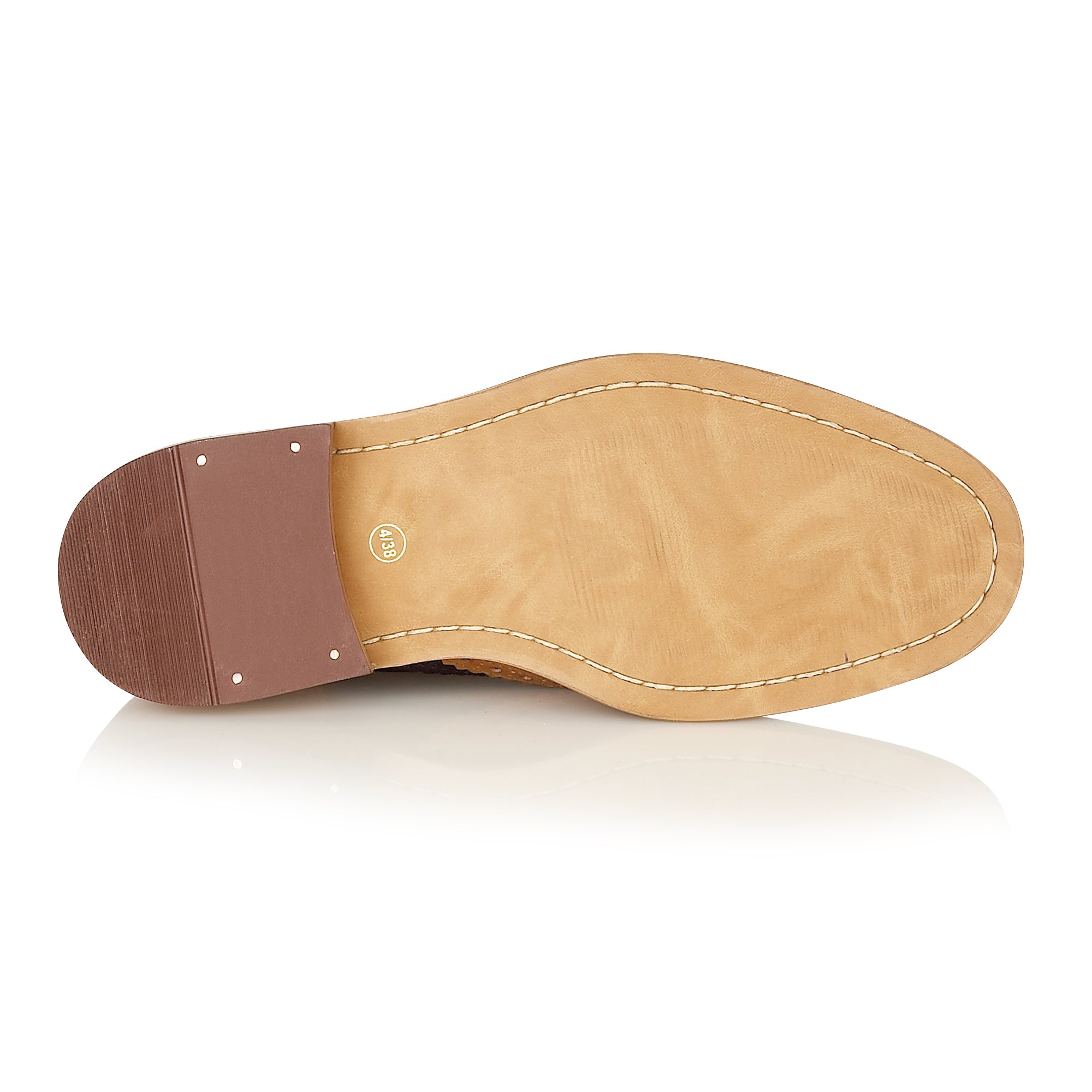Gatsby Junior Brogues Tan/Navy, Shoes, London Brogues  - London Brogues