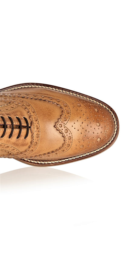 Gatsby Junior Brogues Tan, Shoes, London Brogues  - London Brogues