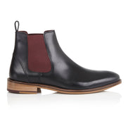 Hamilton Chelsea Boot Leather Black, Boots, London Brogues  - London Brogues