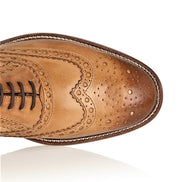 Gatsby Leather Brogue Tan, Shoes, London Brogues  - London Brogues