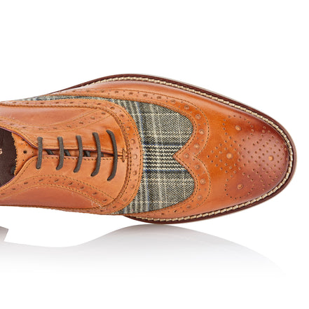 Shelby Oxford Tan / Tweed - London Brogues